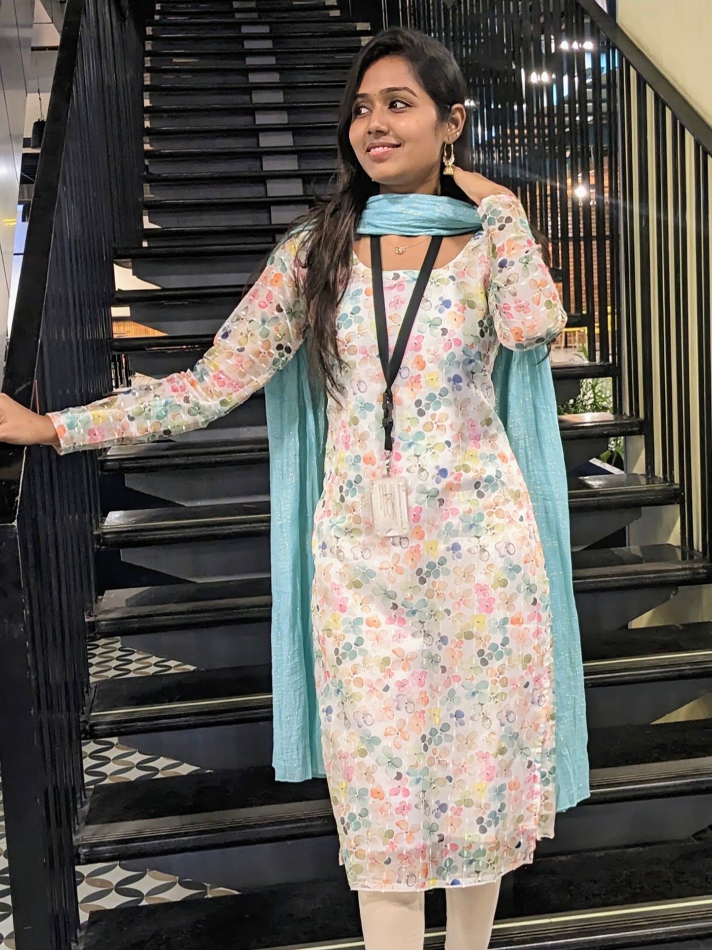 Organza Thread Kurti