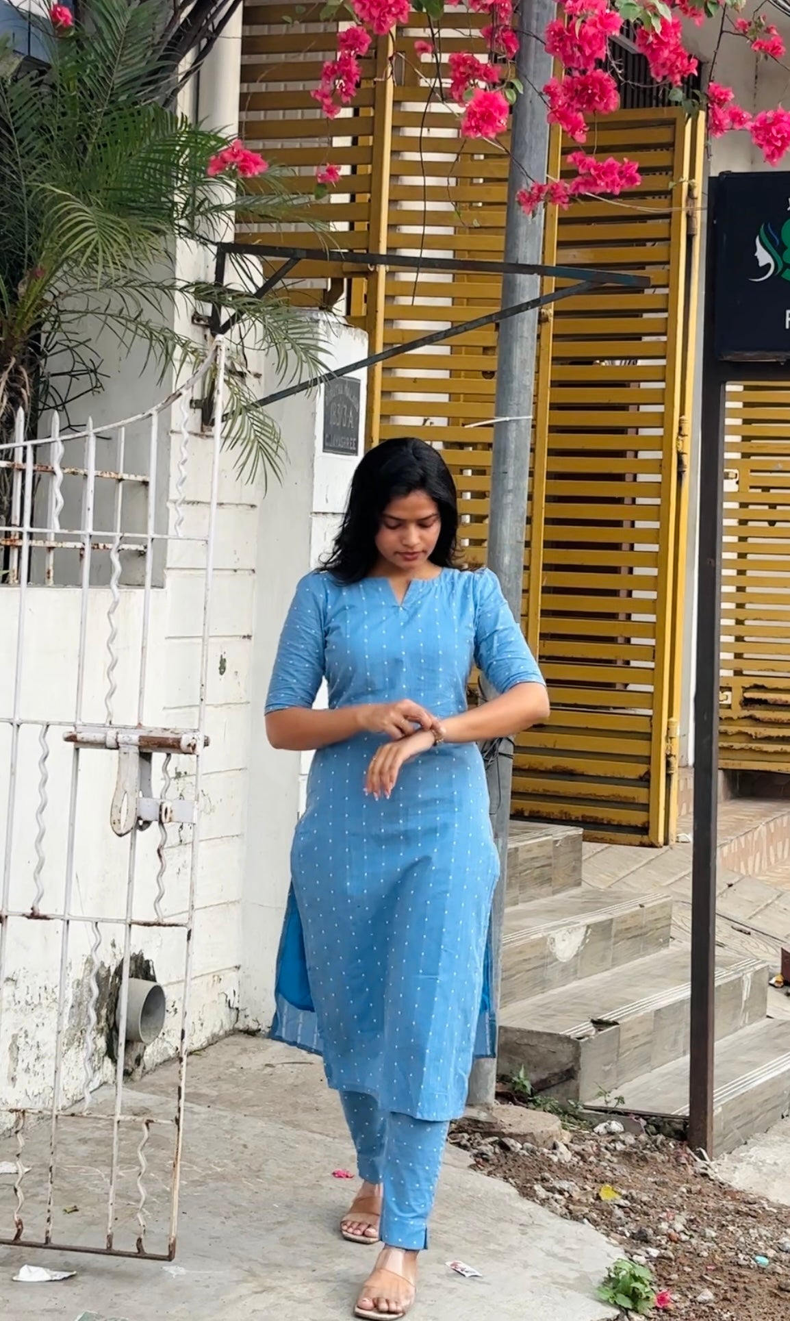 Handloom Cotton Co-ord Set