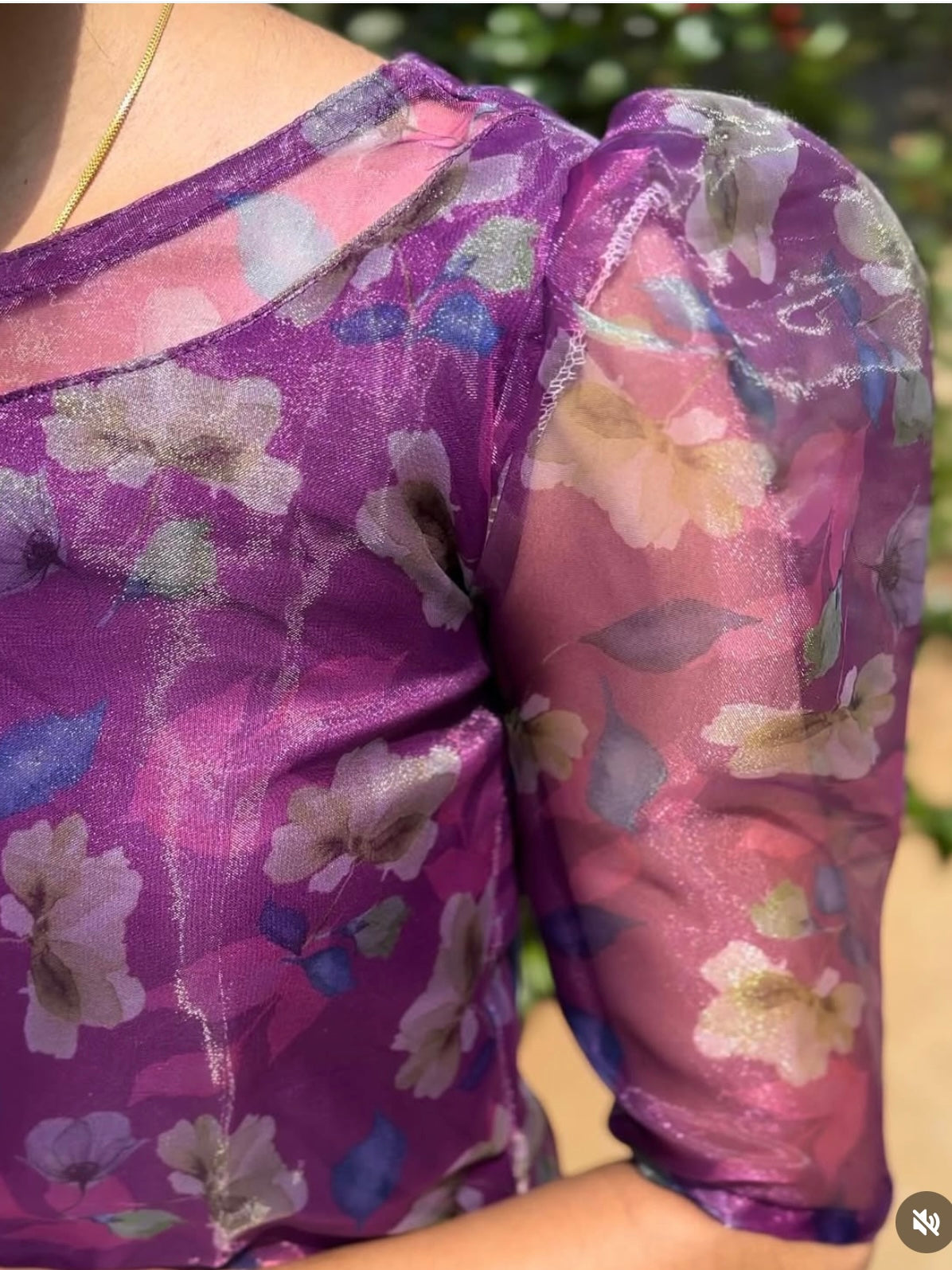 Organza daily wear kurti