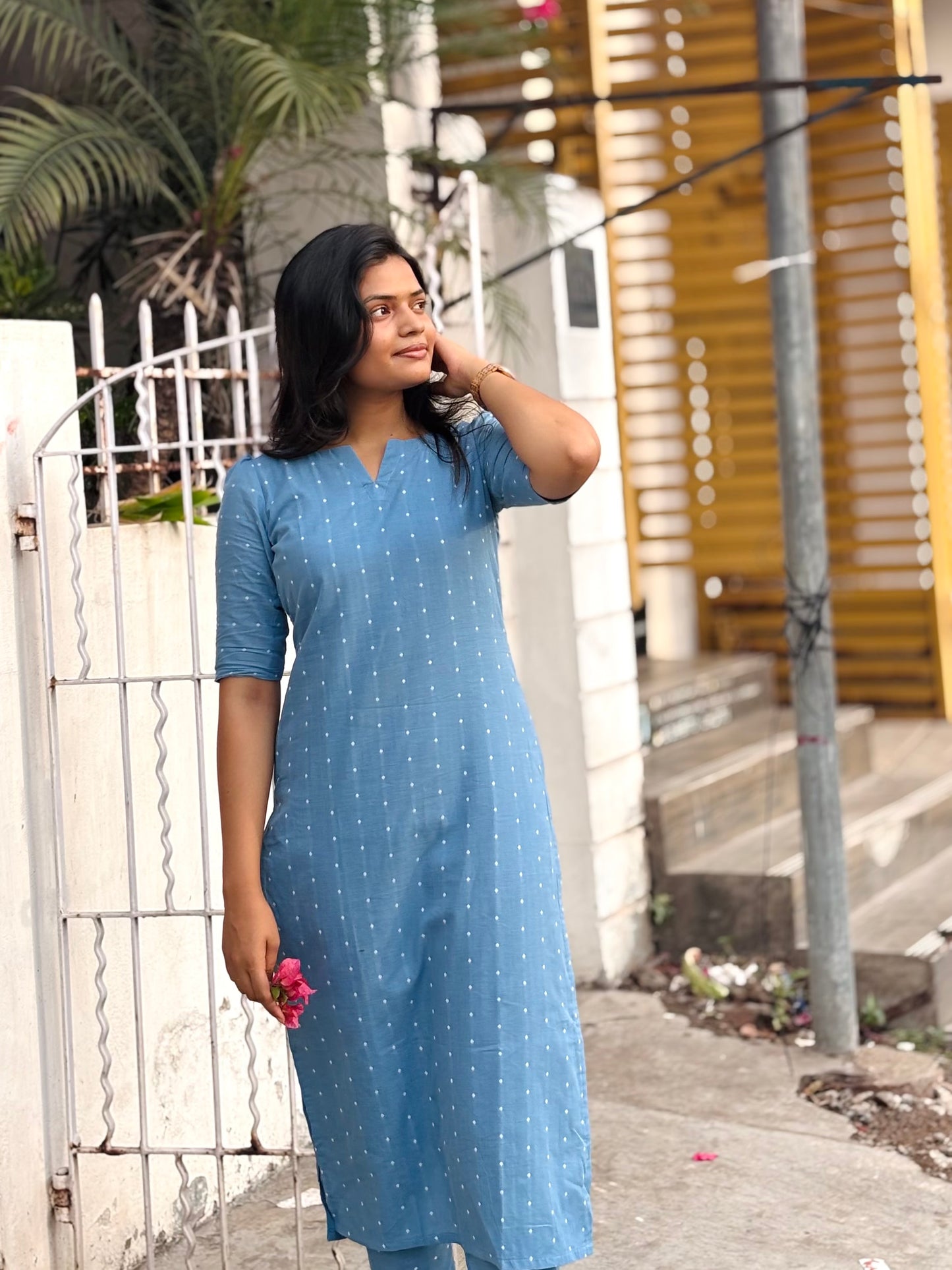 Handloom Cotton Co-ord Set