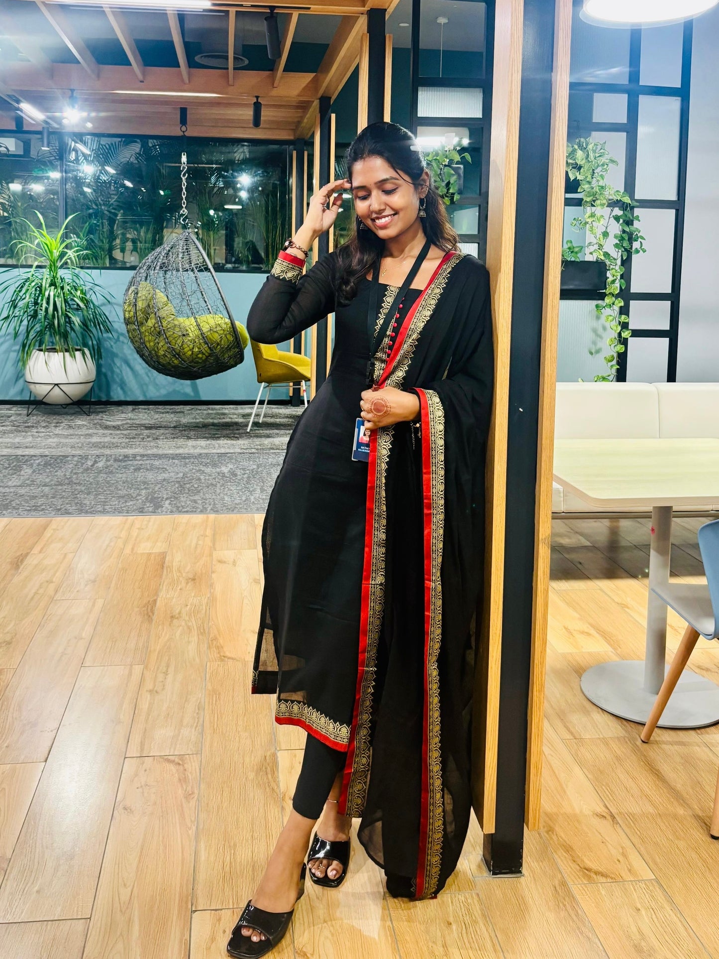 Black narayanapet set [ SZ115 ]
