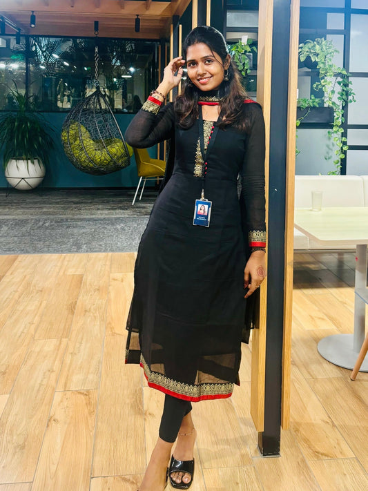 Black narayanapet set [ SZ115 ]
