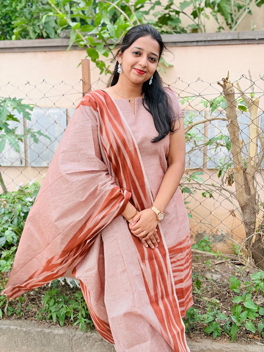 Ikkat Kurti set