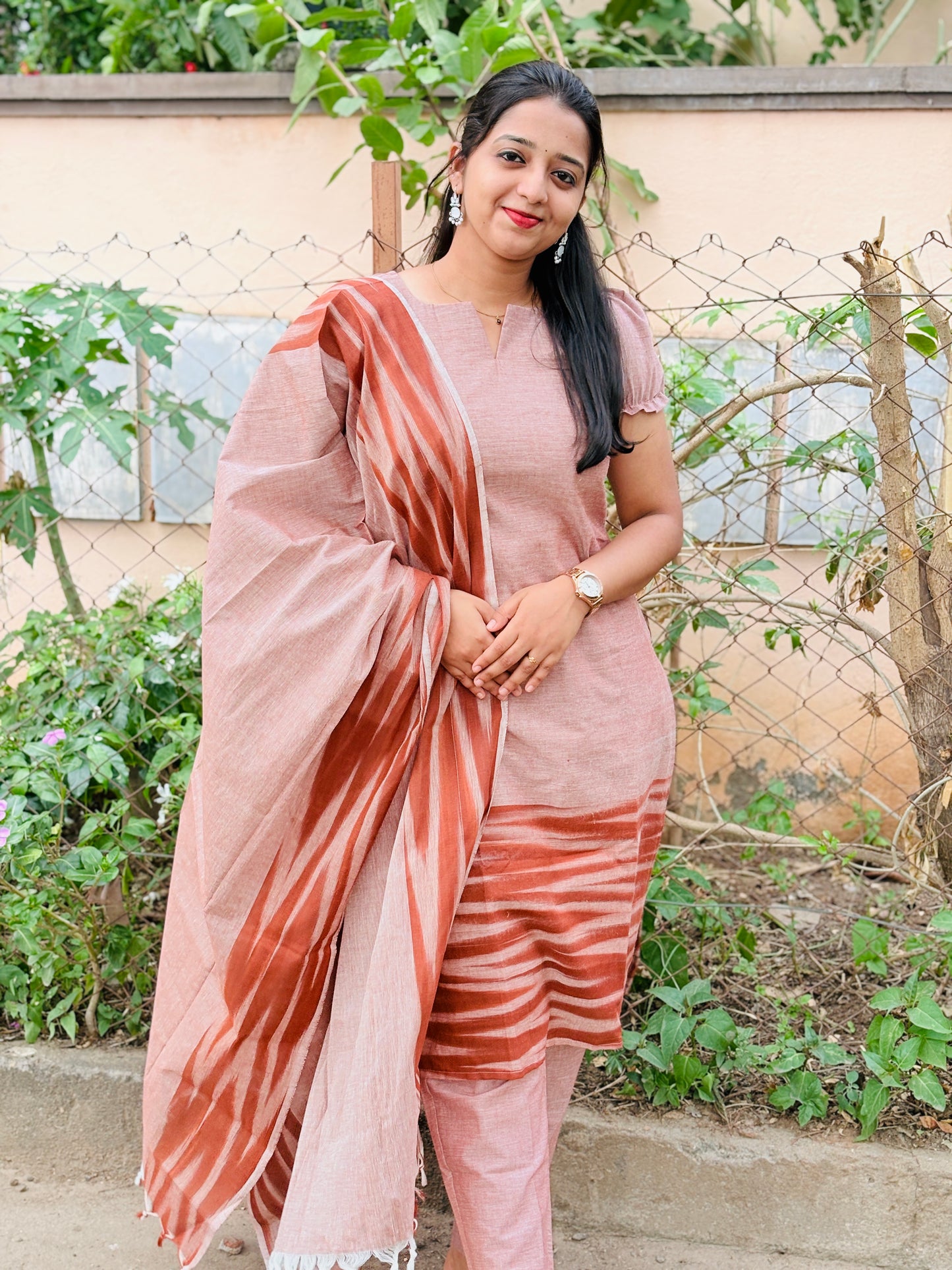 Ikkat Kurti set