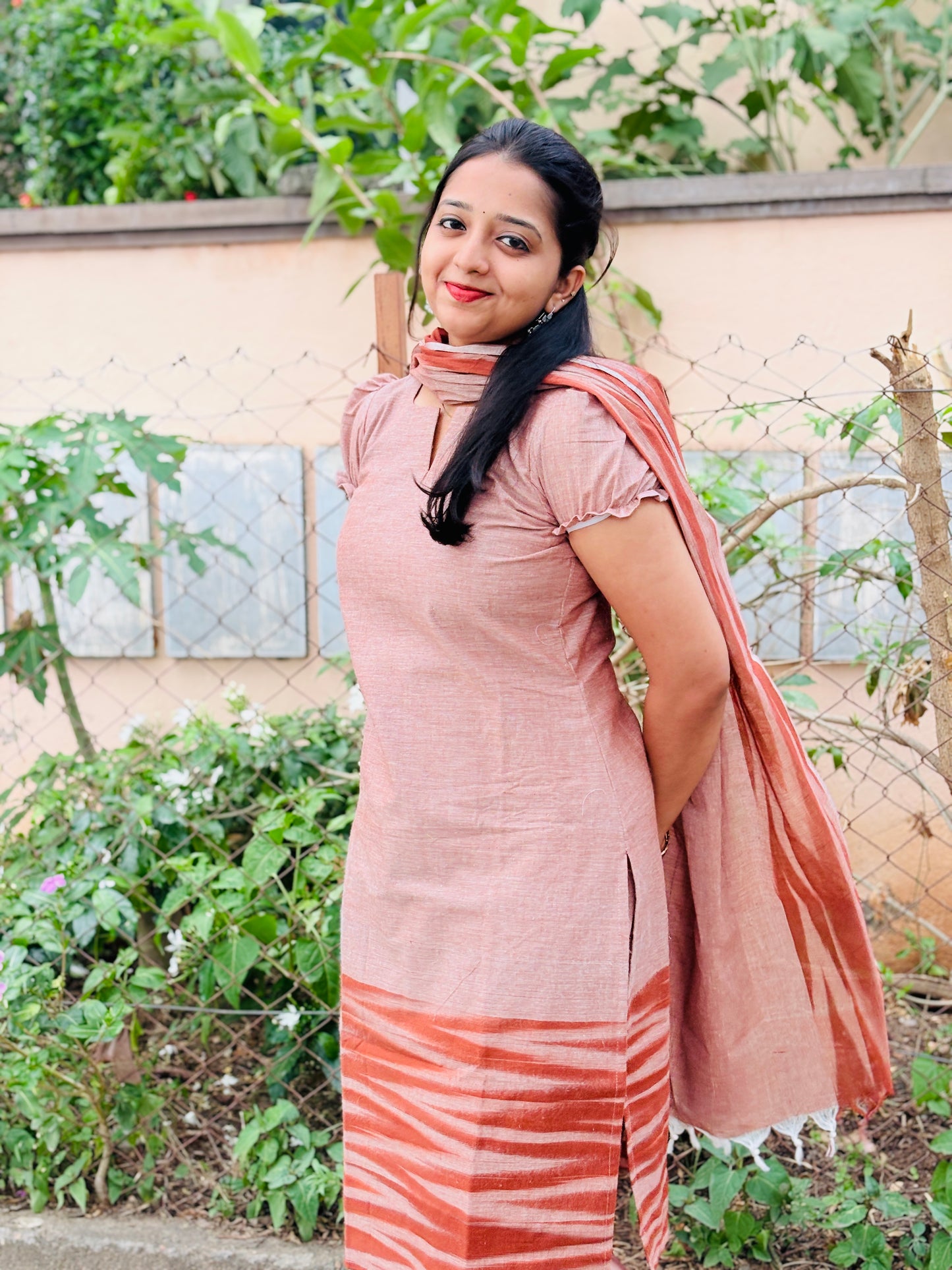 Ikkat Kurti set