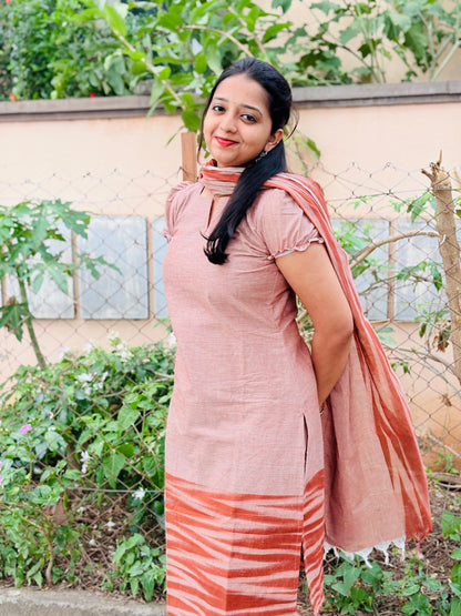 Ikkat Kurti set