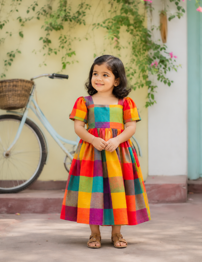 Checked frock