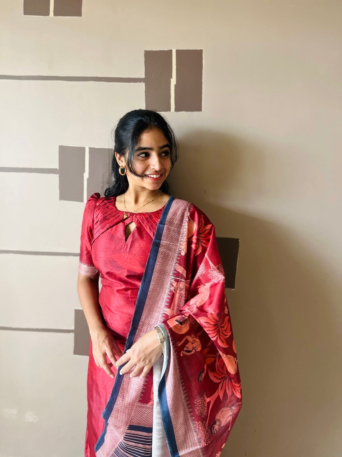 Cherry kalamkari set [SZ114]