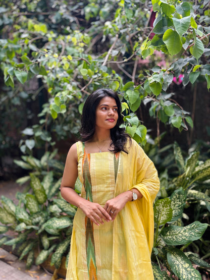 Ikkat cotton set