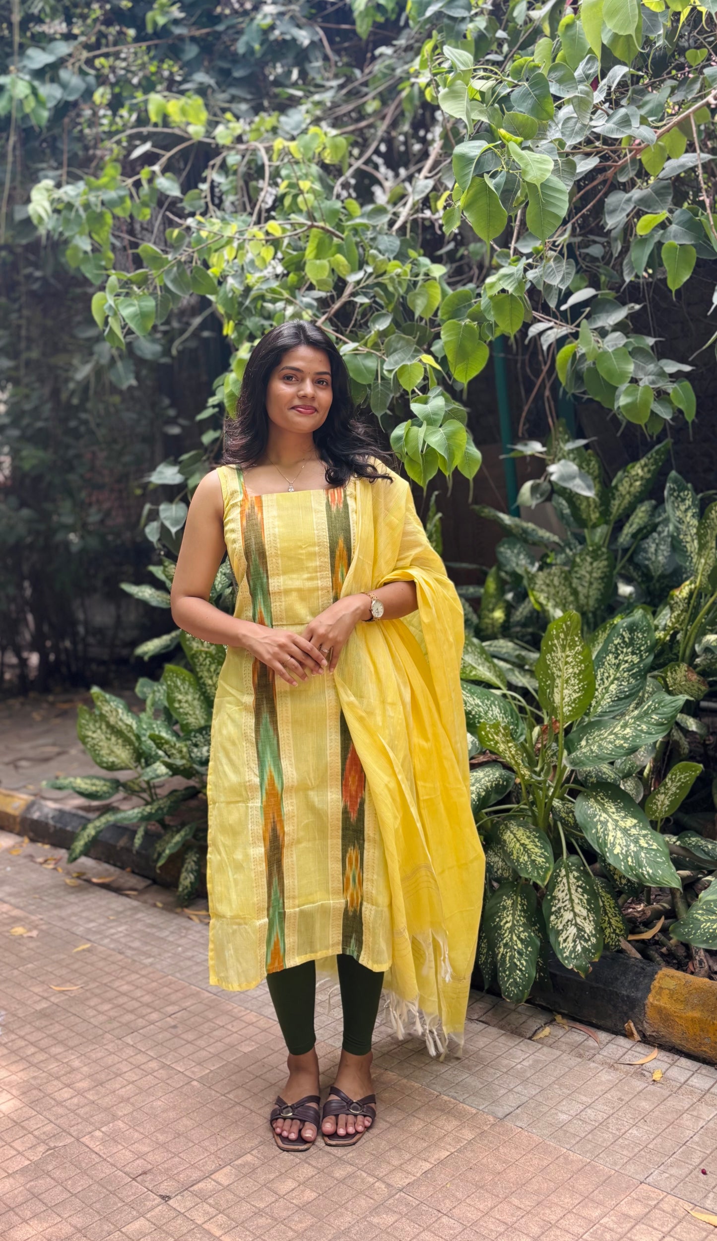 Ikkat cotton set