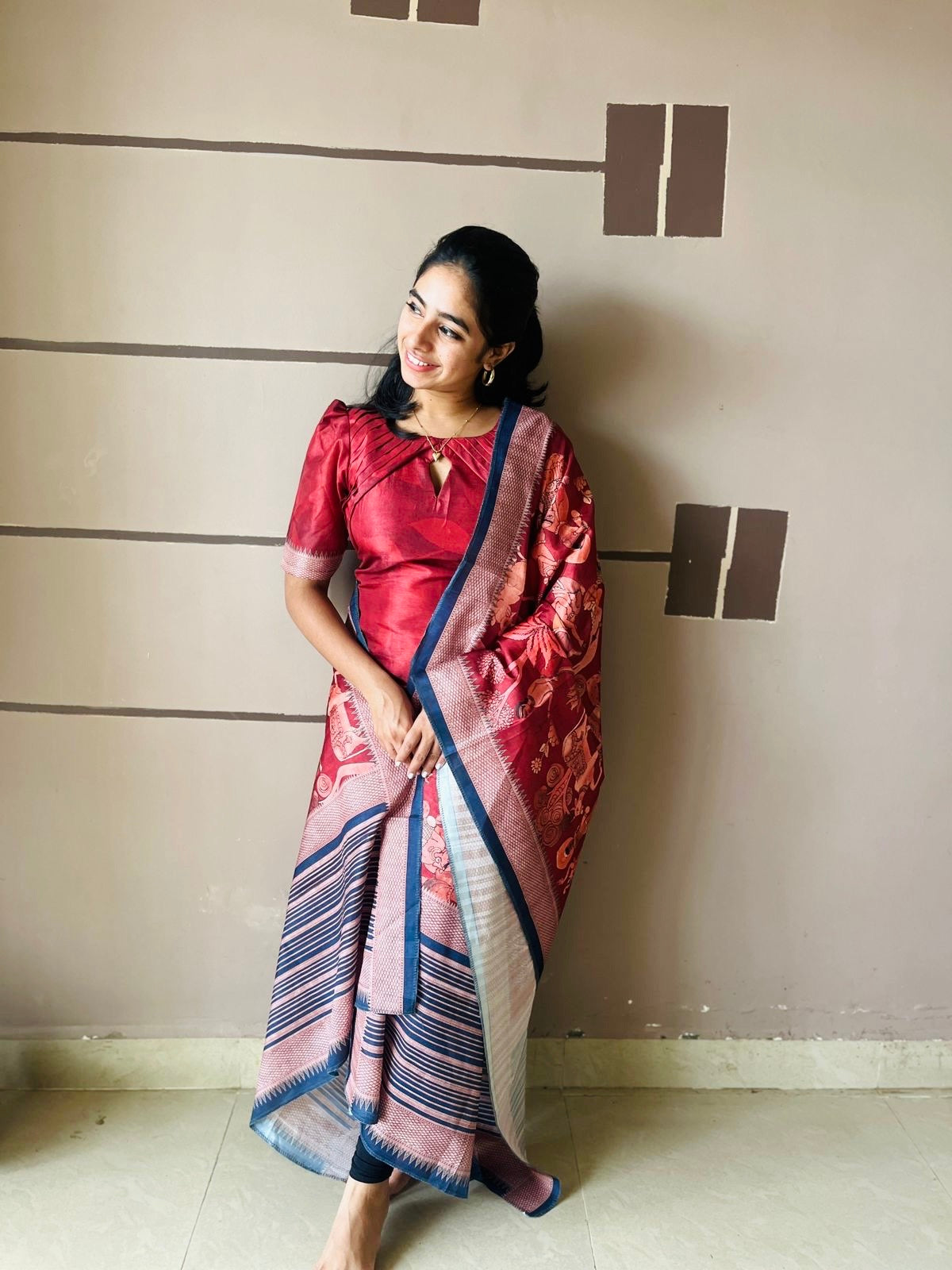 Cherry kalamkari set [SZ114]