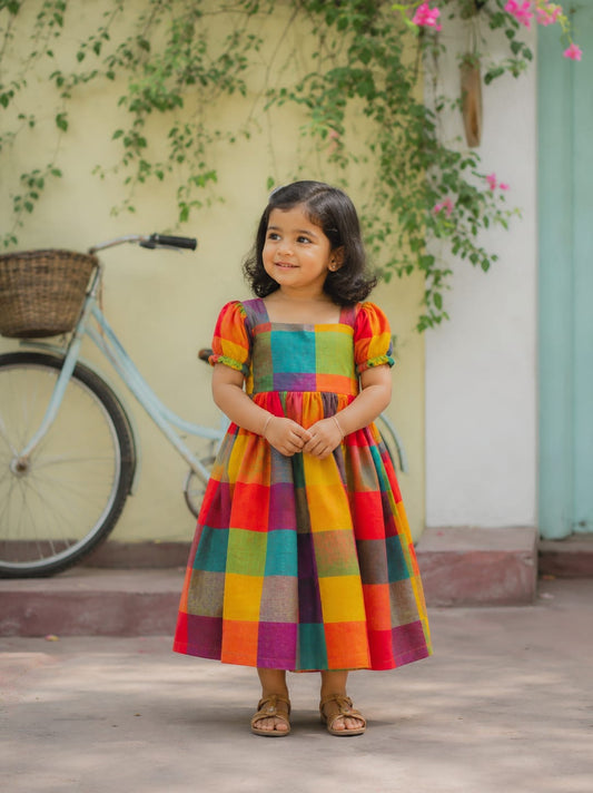 Checked frock