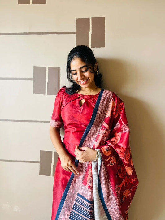 Cherry kalamkari set [SZ114]