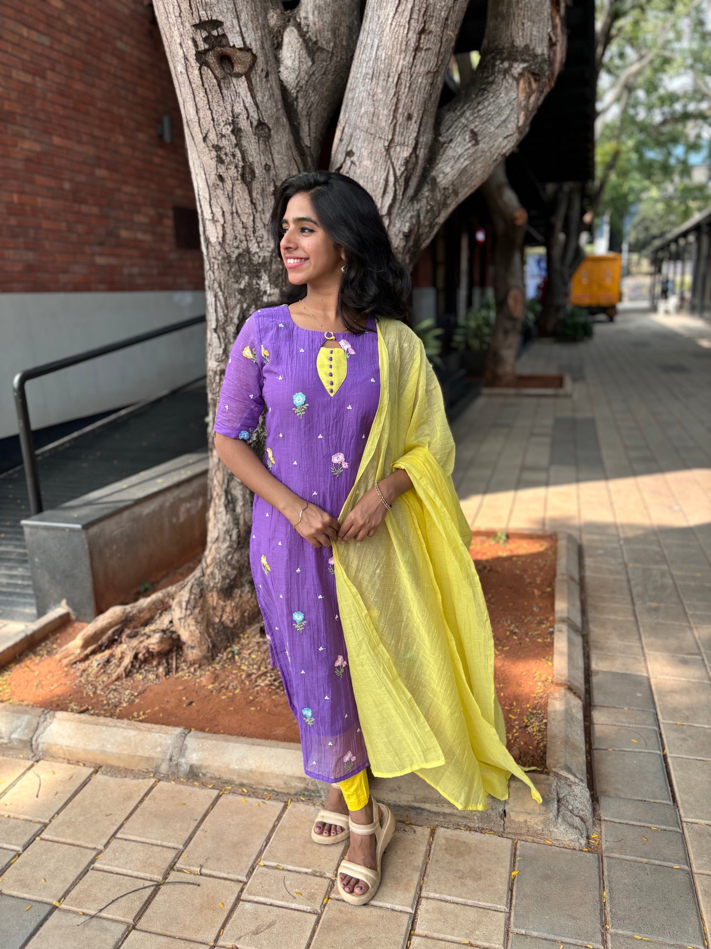 Aira mul chanderi set [SZ140]