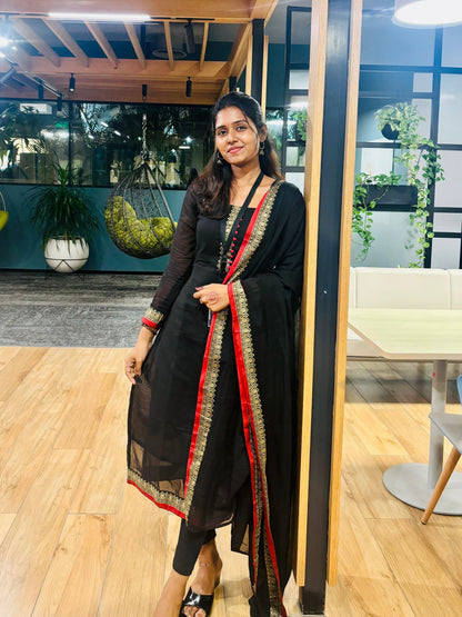 Black narayanapet set [ SZ115 ]