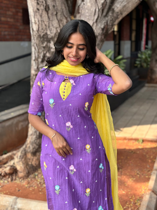 Aira mul chanderi set [SZ140]