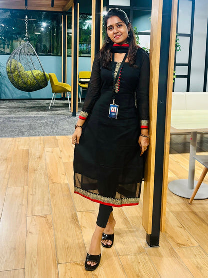 Black narayanapet set [ SZ115 ]