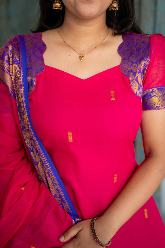 Sangamithra Set pink [SZ163]